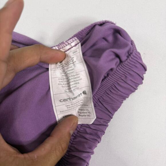 Cahartt Purple Lightweight Scrub Pants Size XL - Picture 4 of 6